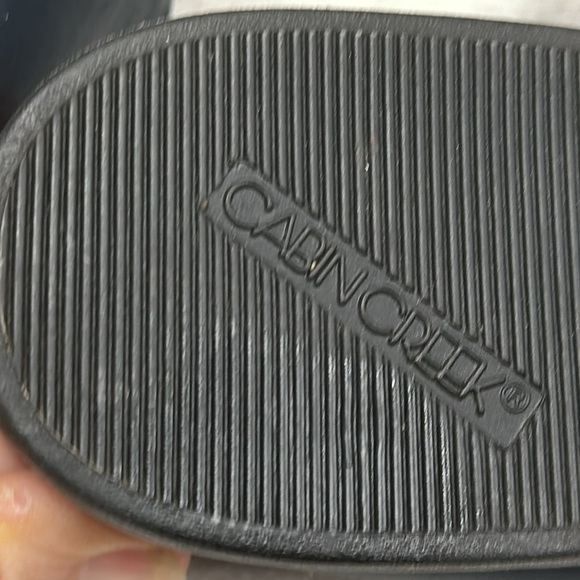 VINTAGE | CABIN CREEK | NAVY BLUE | LEATHER SANDAL, 8M - Picture 7 of 7